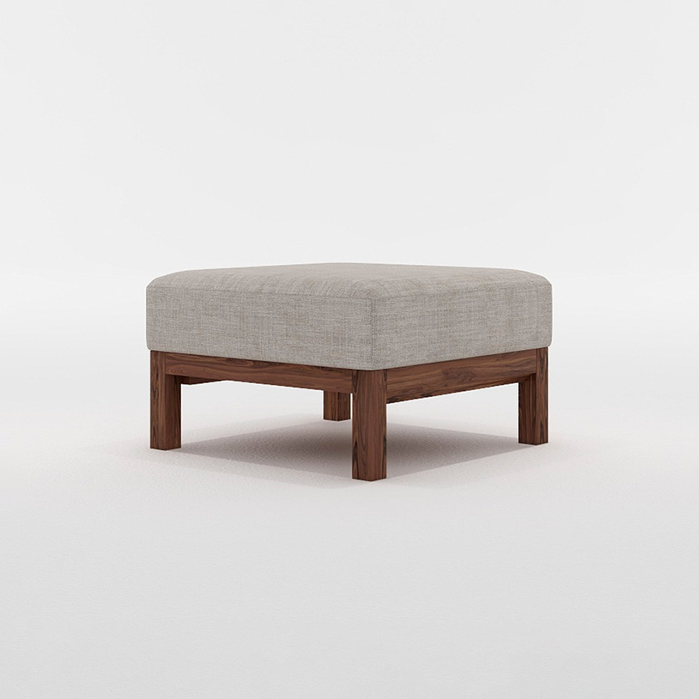 STRAND STOOL 木フレーム(ウォルナット) / FLANNEL SOFA(フランネルソファ) / オットマン / FLN10099BEG_ma.jpg