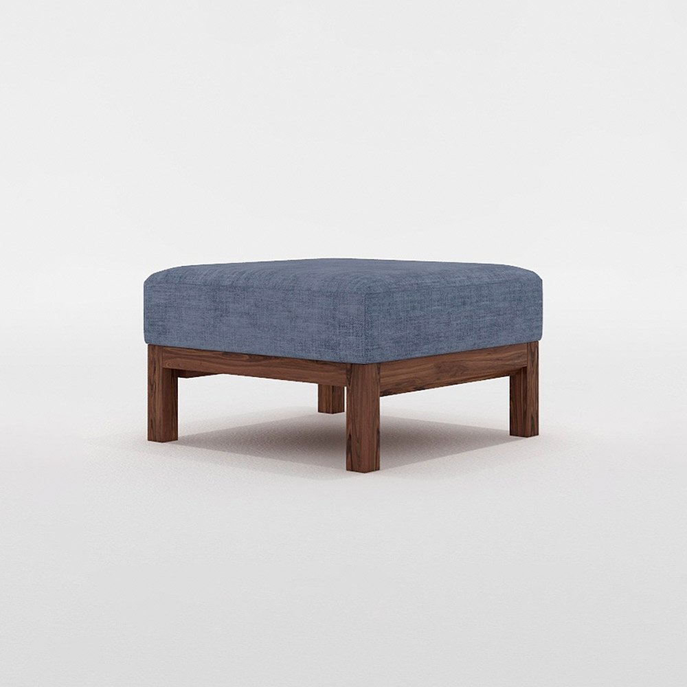 STRAND STOOL 木フレーム(ウォルナット) / FLANNEL SOFA(フランネルソファ) / オットマン / FLN10099BLU_ma.jpg