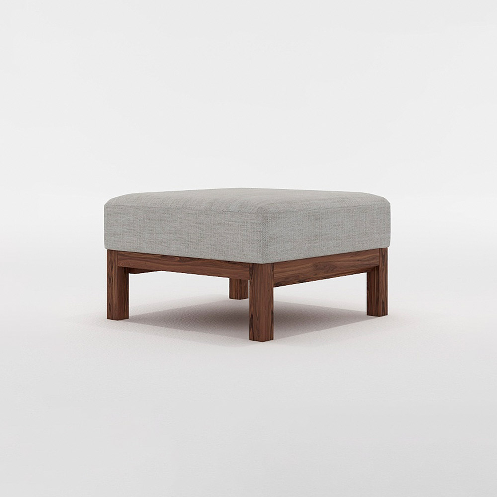STRAND STOOL 木フレーム(ウォルナット) / FLANNEL SOFA(フランネルソファ) / オットマン / FLN10099GRY_ma.jpg