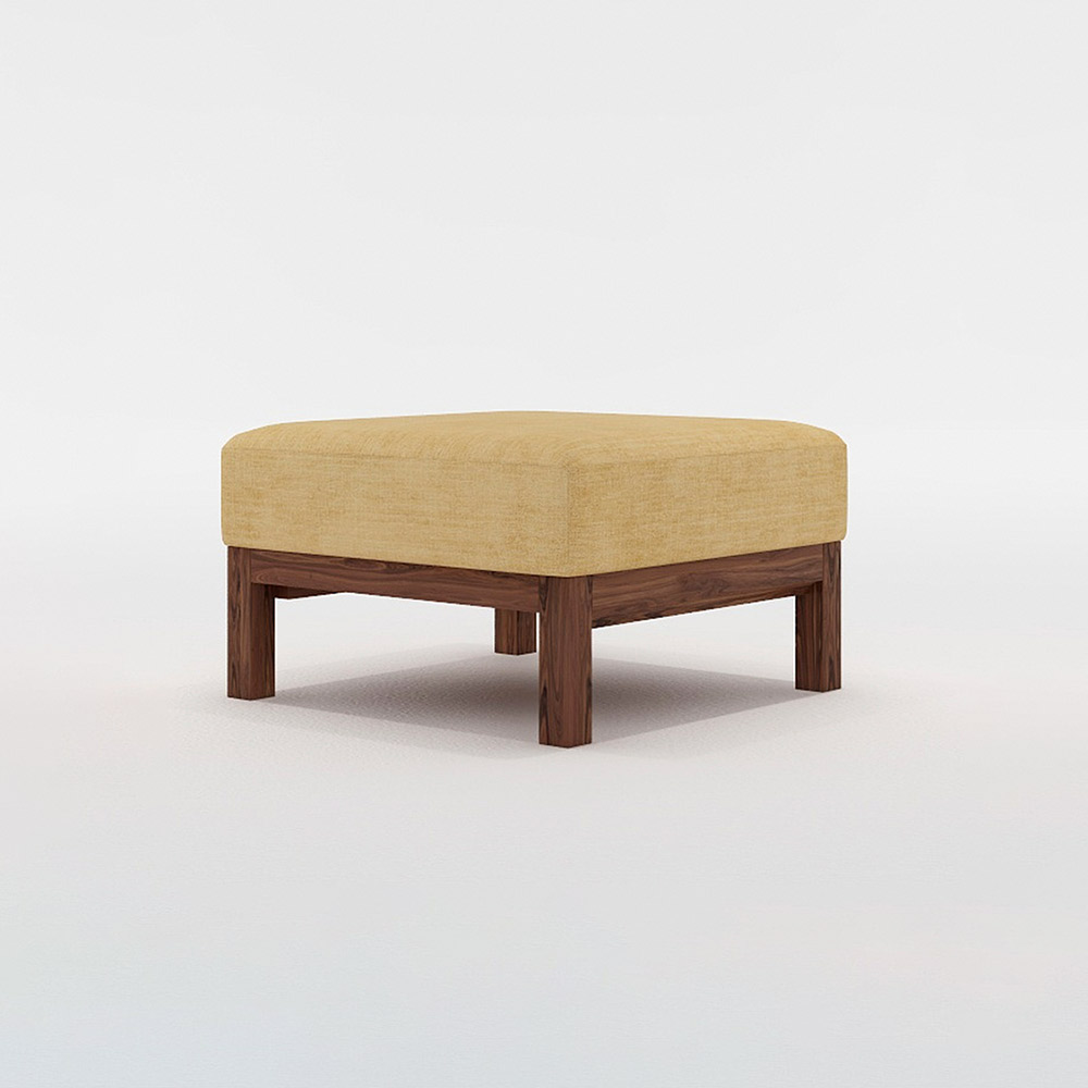 STRAND STOOL 木フレーム(ウォルナット) / FLANNEL SOFA(フランネルソファ) / オットマン / FLN10099YEL_ma.jpg