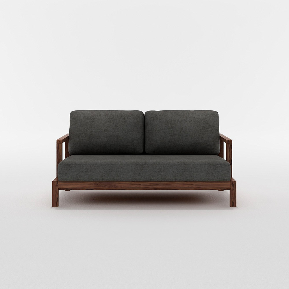 STRAND 2.5P SOFA 木フレーム(ウォルナット) / FLANNEL SOFA(フランネルソファ) / 2人掛けソファ / FLN10101BLK_ma.jpg