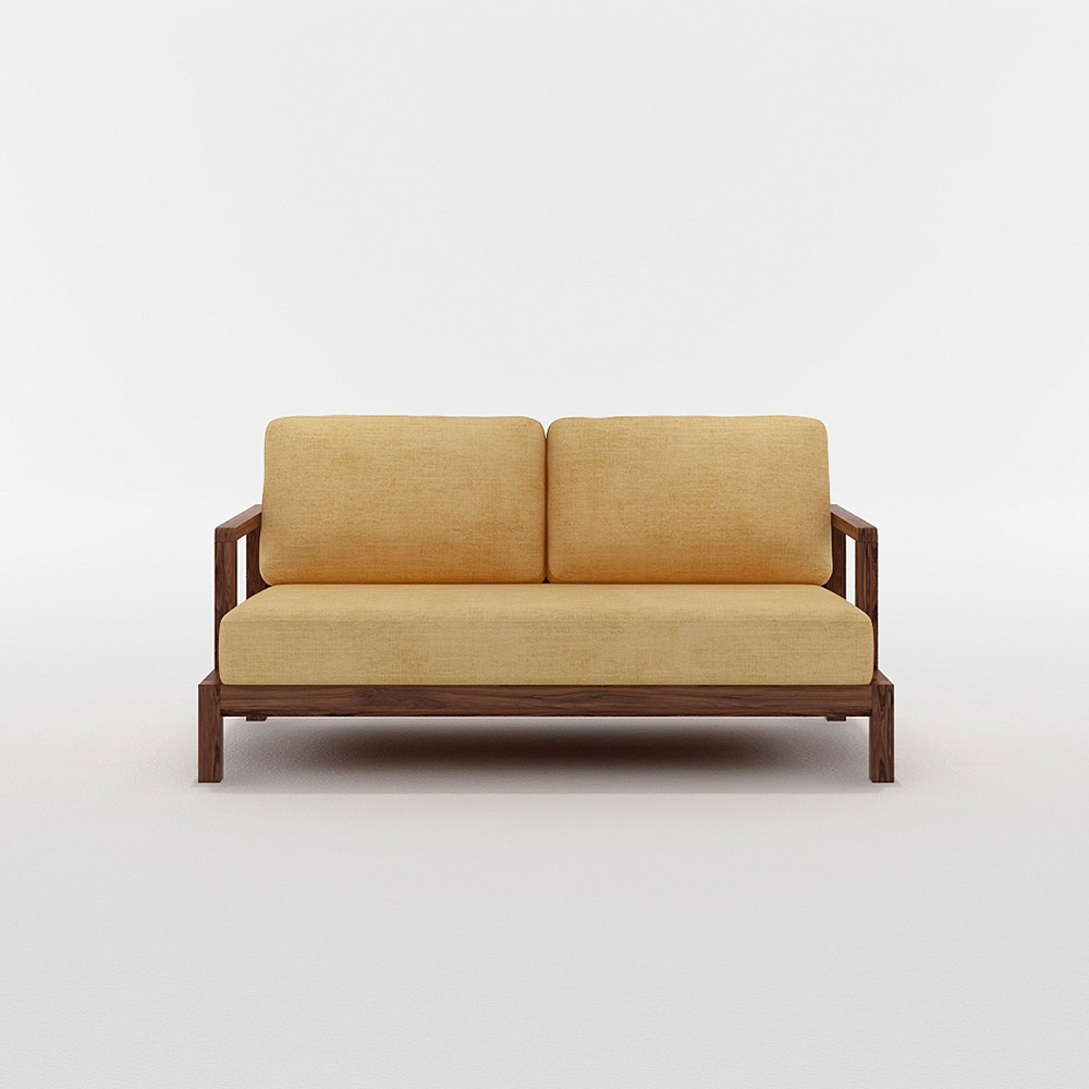 STRAND 2.5P SOFA 木フレーム(ウォルナット) / FLANNEL SOFA(フランネルソファ) / 2人掛けソファ / FLN10101YEL_ma.jpg