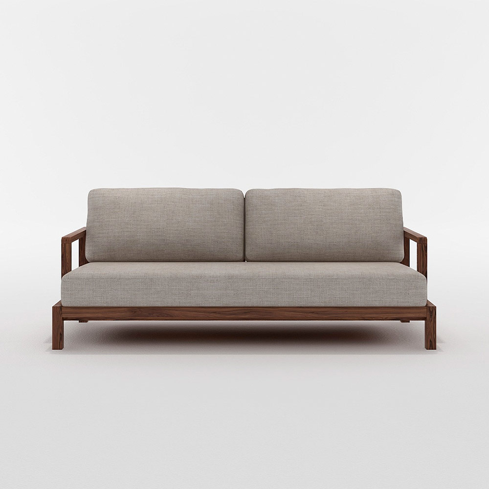STRAND 3P SOFA 木フレーム(ウォルナット) / FLANNEL SOFA(フランネルソファ) / 3人掛けソファ / FLN10103BEG_ma.jpg
