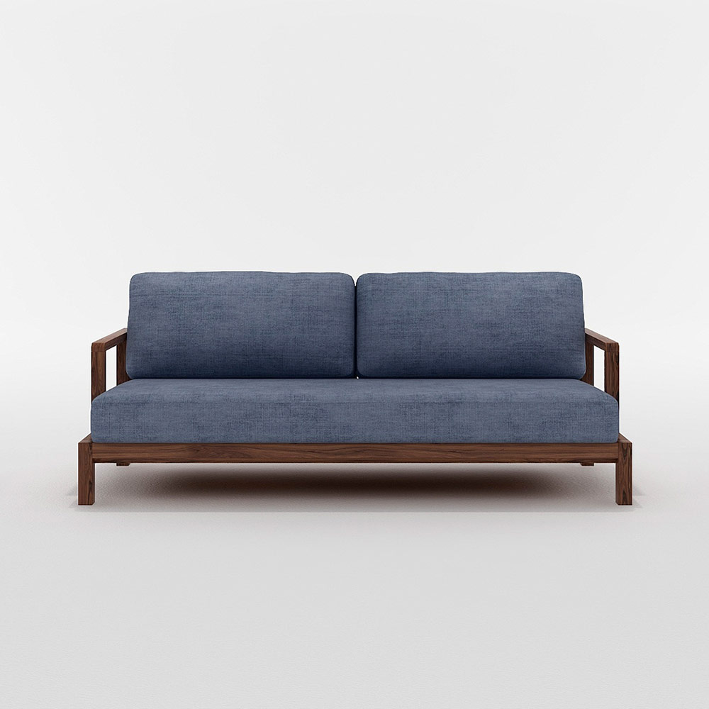 STRAND 3P SOFA 木フレーム(ウォルナット) / FLANNEL SOFA(フランネルソファ) / 3人掛けソファ / FLN10103BLU_ma.jpg