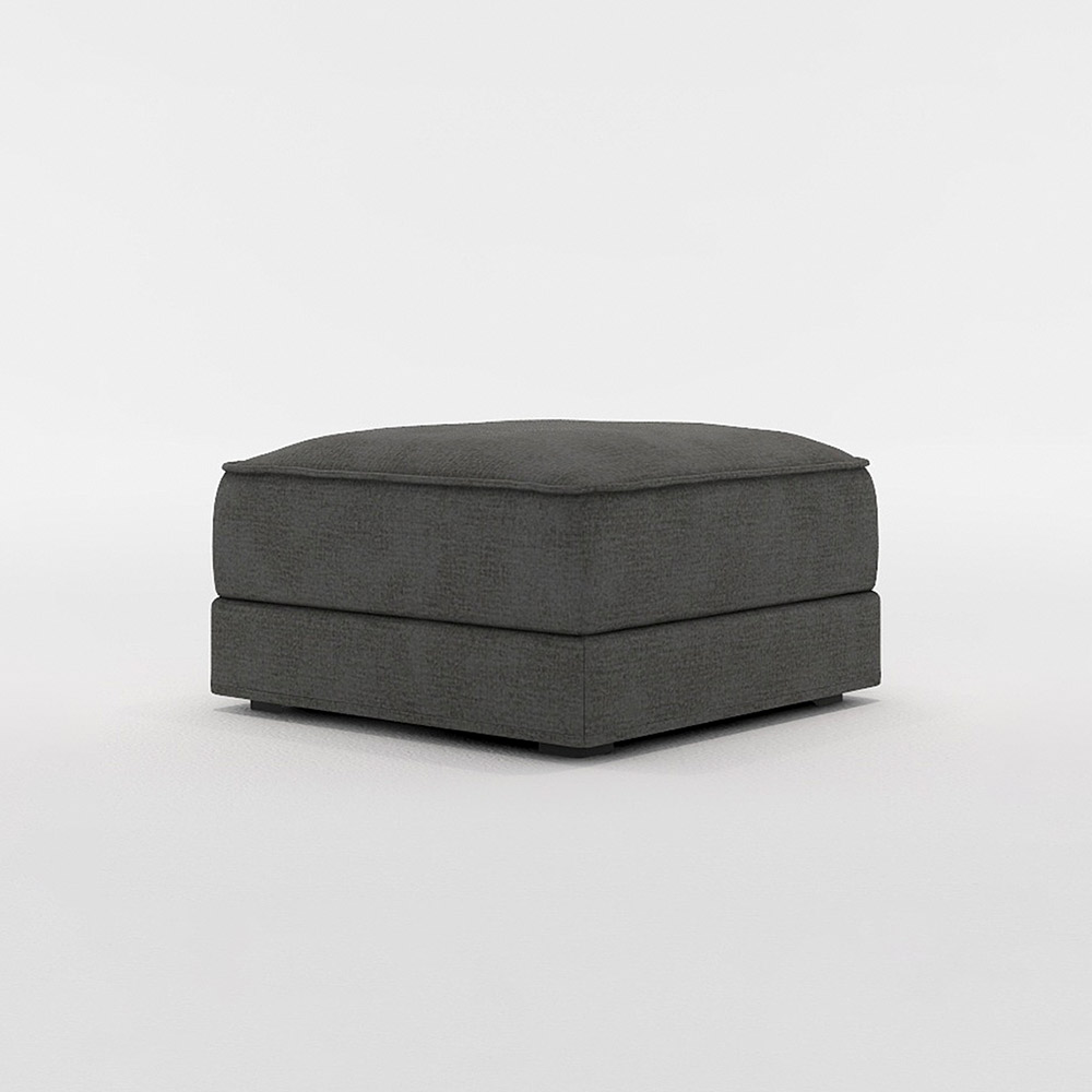 QUATT STOOL プラスチック脚 / FLANNEL SOFA(フランネルソファ) / オットマン / FLN10104BLK_ma.jpg
