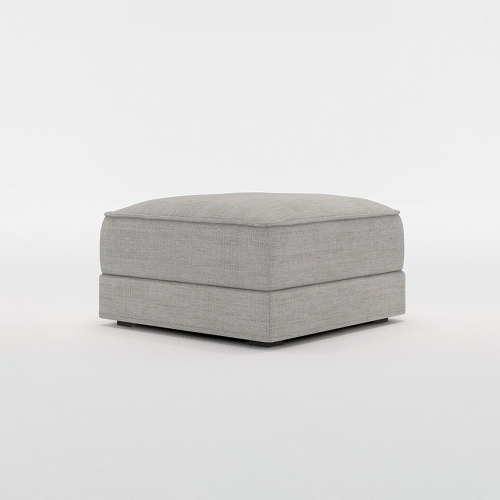 QUATT STOOL プラスチック脚 / FLANNEL SOFA(フランネルソファ) / オットマン / FLN10104GRY_ma.jpg