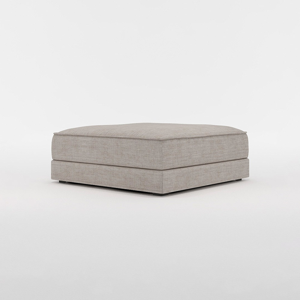 QUATT STOOL LARGE プラスチック脚 / FLANNEL SOFA(フランネルソファ) / オットマン / FLN10105BEG_ma.jpg