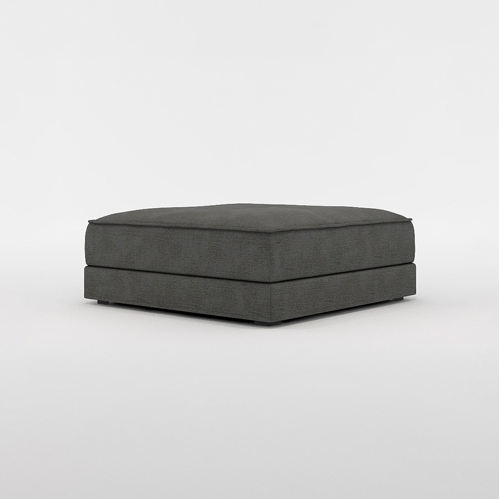 QUATT STOOL LARGE プラスチック脚 / FLANNEL SOFA(フランネルソファ) / オットマン / FLN10105BLK_ma.jpg