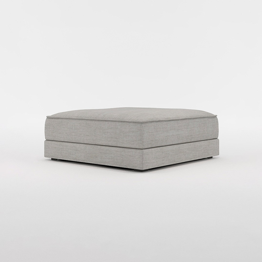 QUATT STOOL LARGE プラスチック脚 / FLANNEL SOFA(フランネルソファ) / オットマン / FLN10105GRY_ma.jpg
