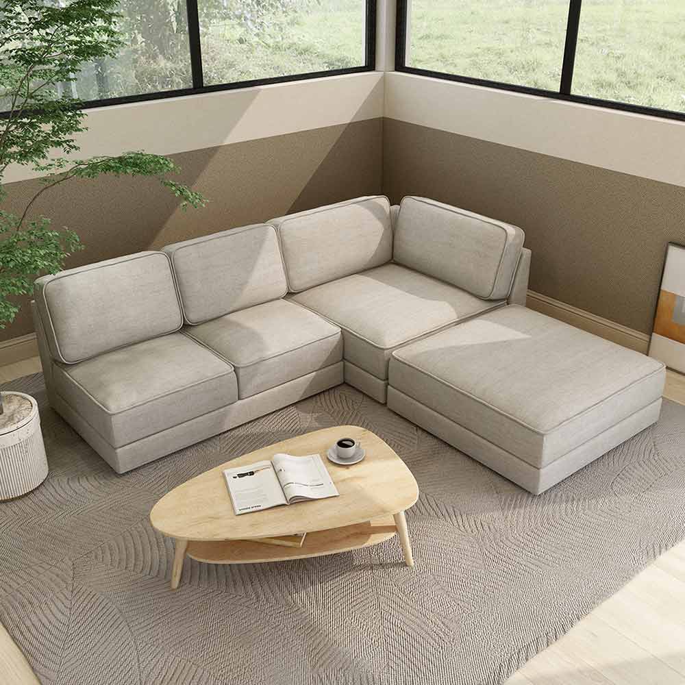 QUATT STOOL LARGE プラスチック脚 / FLANNEL SOFA（フランネルソファ） / オットマン / FLN10105_dt_01.jpg