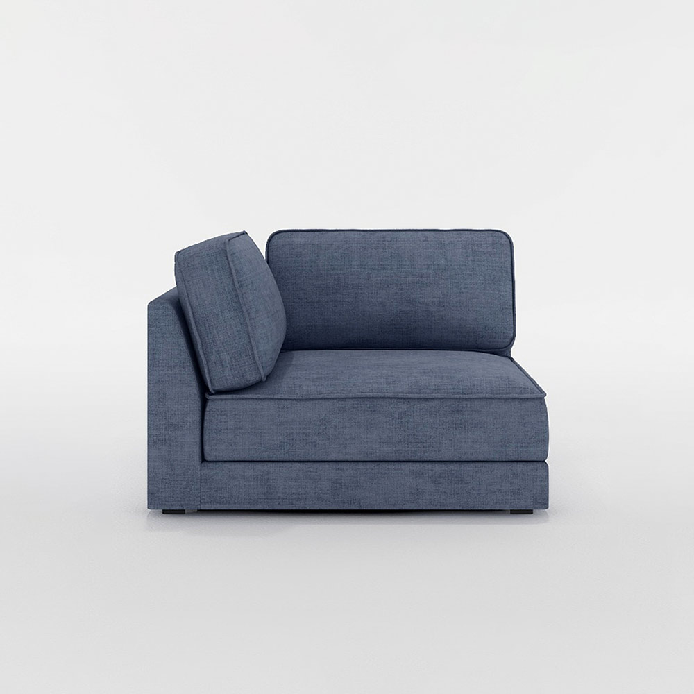QUATT 1P CORNER LARGE プラスチック脚 / FLANNEL SOFA(フランネルソファ) / コーナーソファ / FLN10107BLU_ma.jpg
