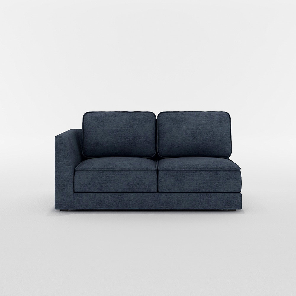 QUATT 2P SOFA ONE ARM RIGHT TYPE プラスチック脚 / FLANNEL SOFA(フランネルソファ) / 2人掛けソファ / FLN10108PPL_ma.jpg