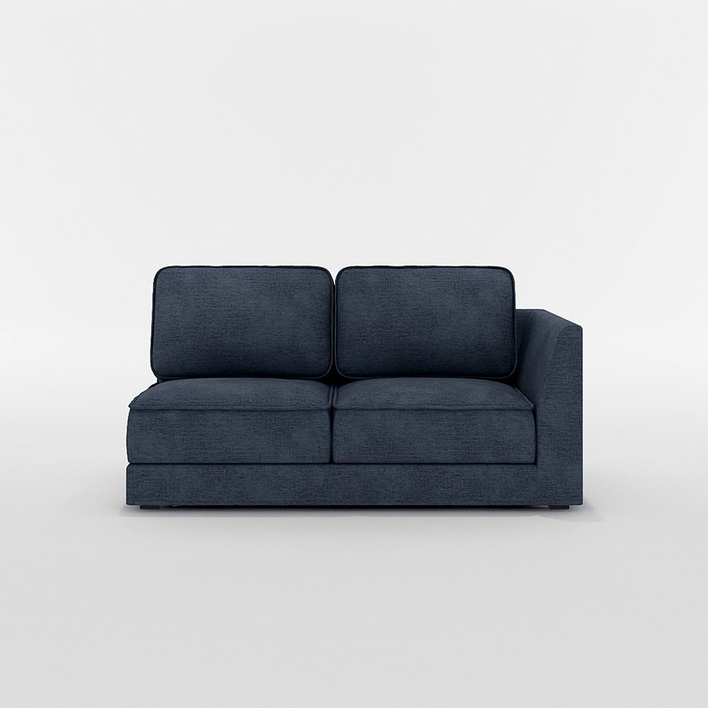 QUATT 2P SOFA ONE ARM LEFT TYPE プラスチック脚 / FLANNEL SOFA(フランネルソファ) / 2人掛けソファ / FLN10109PPL_ma.jpg