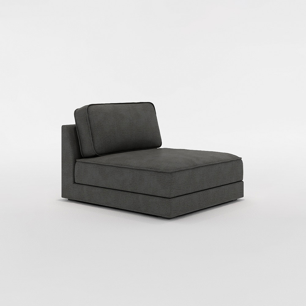 QUATT 1P LARGE SOFA プラスチック脚 / FLANNEL SOFA(フランネルソファ) / カウチソファ / FLN10111BLK_ma.jpg