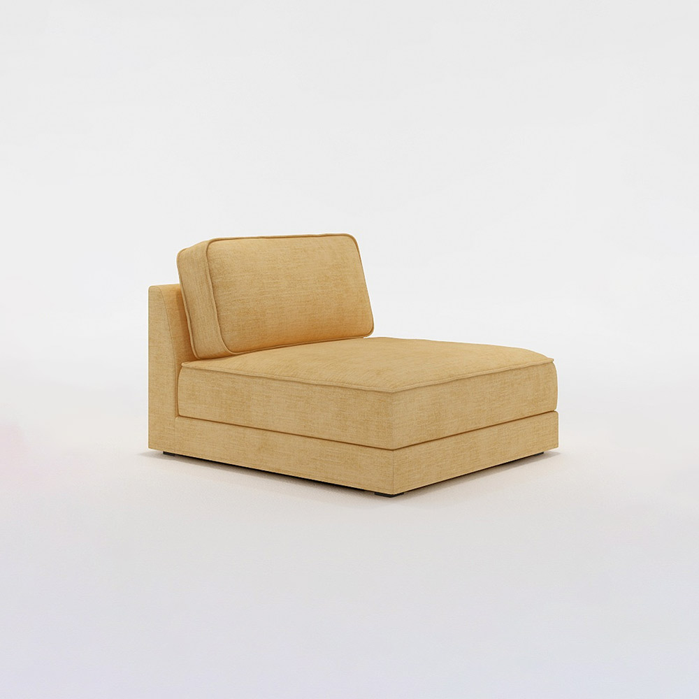 QUATT 1P LARGE SOFA プラスチック脚 / FLANNEL SOFA(フランネルソファ) / カウチソファ / FLN10111YEL_ma.jpg