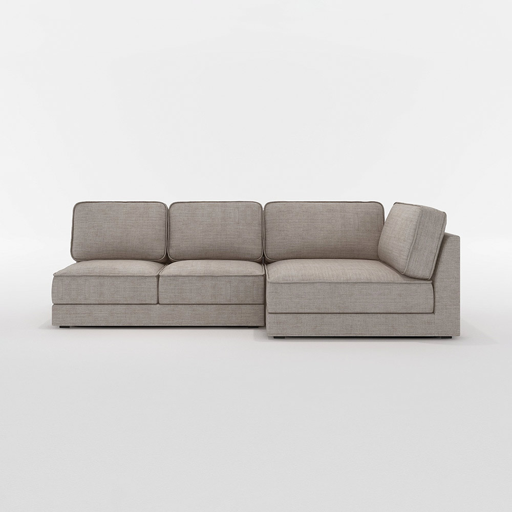 QUATT COUCH SET(2P + 1P corner large) / FLANNEL SOFA(フランネルソファ) / カウチソファ / FLN10113BEG_ma.jpg