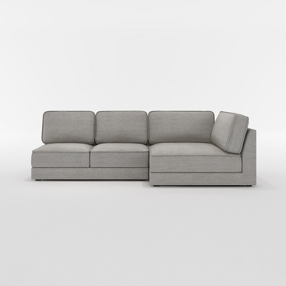 QUATT COUCH SET(2P + 1P corner large) / FLANNEL SOFA(フランネルソファ) / カウチソファ / FLN10113GRY_ma.jpg