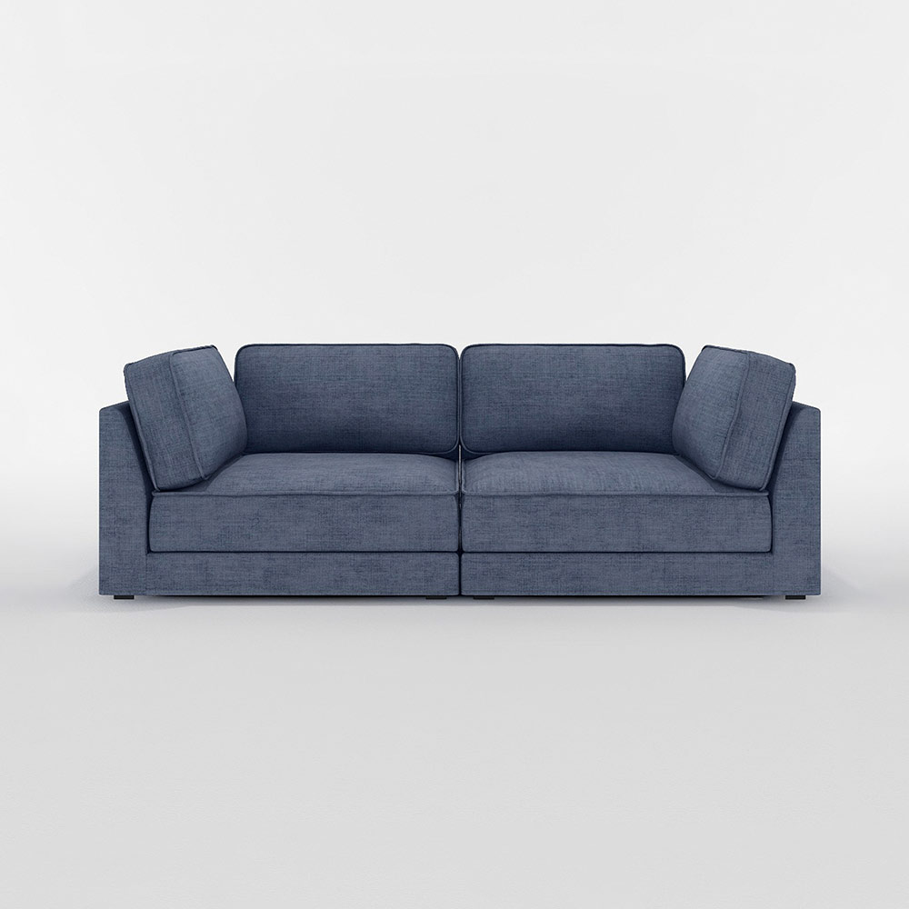 QUATT CORNER SOFA SET(1P corner large ×2) / FLANNEL SOFA(フランネルソファ) / 3人掛けソファ / FLN10115BLU_ma.jpg