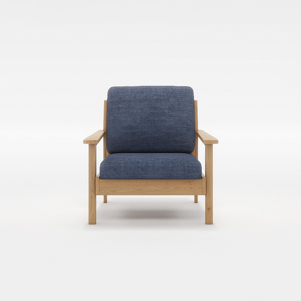 MOLEED 1P SOFA 木フレーム(ナチュラル) / FLANNEL SOFA(フランネルソファ) / 1人掛けソファ / FLN10117BLU_ma.jpg