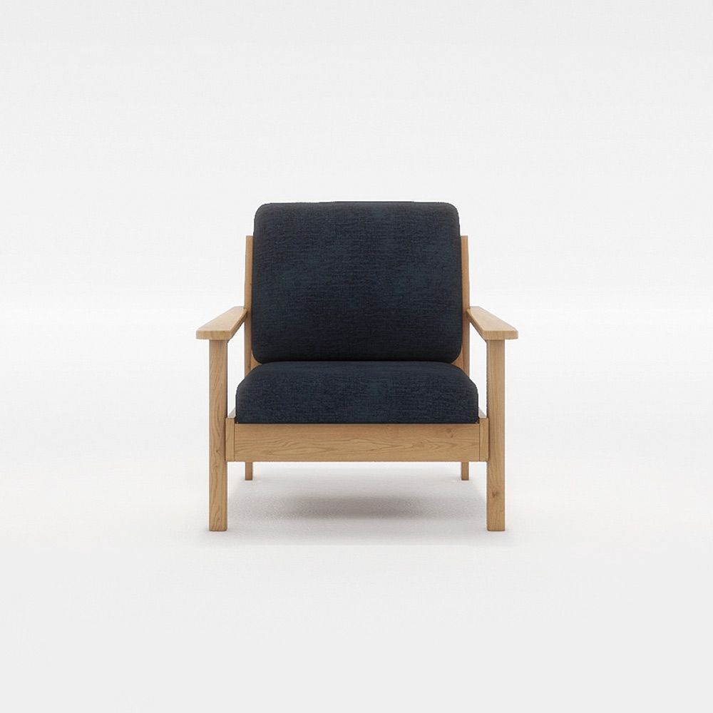 MOLEED 1P SOFA 木フレーム(ナチュラル) / FLANNEL SOFA(フランネルソファ) / 1人掛けソファ / FLN10117PPL_ma.jpg