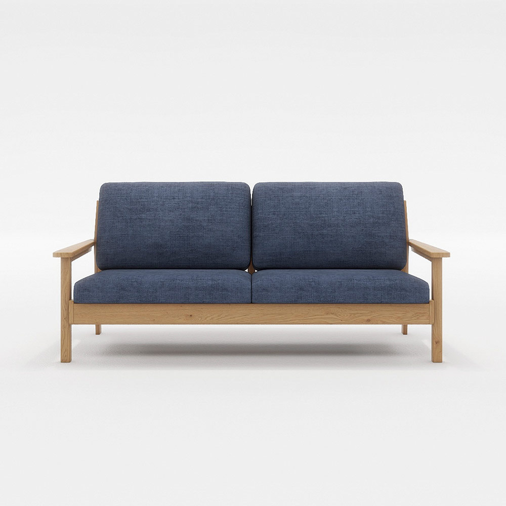 MOLEED 3P SOFA 木フレーム(ナチュラル) / FLANNEL SOFA（フランネルソファ） / 3人掛けソファ / FLN10118BLU_ma.jpg