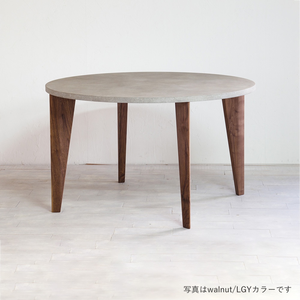 NOMBE round table mortar konara φ1200_FolivorA / FolivorA（フォリヴォラ） / ダイニングテーブル / FLV10117BLK_ma.jpg