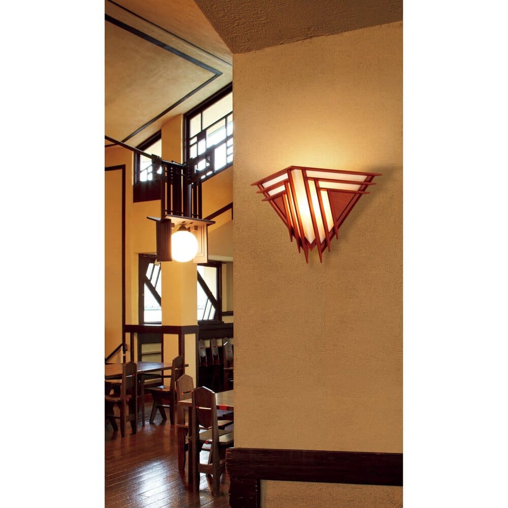 BETH SHOLOM WALL SCONCE チェリー 322K-647_W440 / Frank Lloyd Wright (YAMAGIWA)（フランクロイドライト (ヤマギワ)） / スタンドライト・フロアライト・フロアスタンド / FLW10047_dt_01.jpg