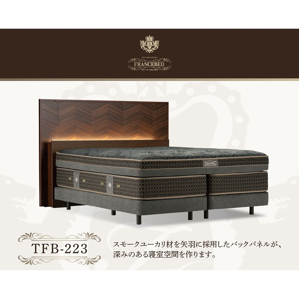 FRANCEBED ザ・フランスベッド TFB-223 テーレセット ダブル / FRANCEBED（フランスベッド） / ダブルベッドフレーム / FRB10083_dt_03.jpg