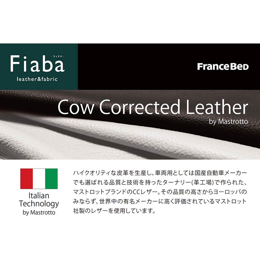 FRANCEBED ベッドフレーム フィアバ FA-01 CC/PVC ダブル スチールレッグ / FRANCEBED（フランスベッド） / ダブルベッドフレーム / FRB10157_dt_02.jpg