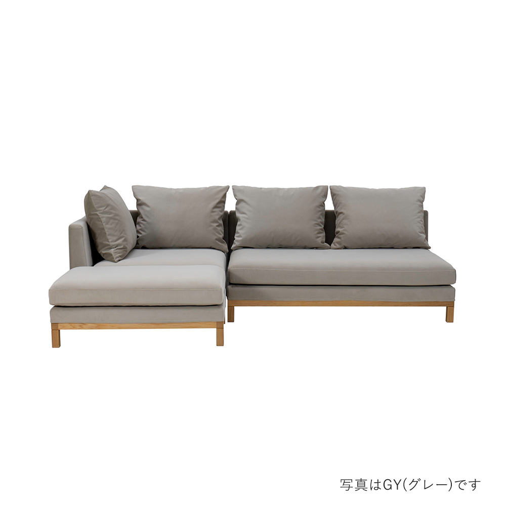 Fumi 整うソファ ワイド+コーナー+スツール(ペット対応) / Fumi(フミ) / 3人掛けソファ / FUM10035BLK_ma.jpg