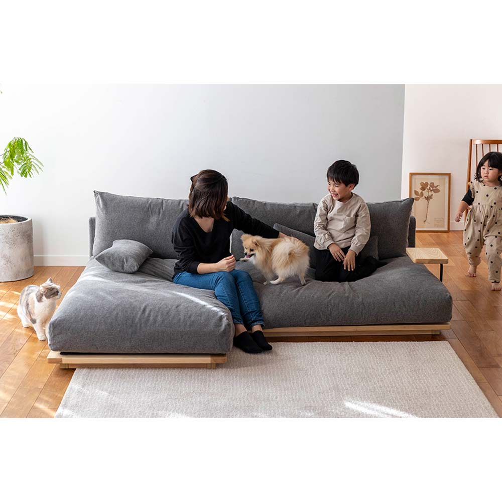 Fumi 幸せになるソファ ワイド＋ロングセット(コーデュロイ生地) / Fumi（フミ） / 3人掛けソファ / FUM10049_dt_23.jpg
