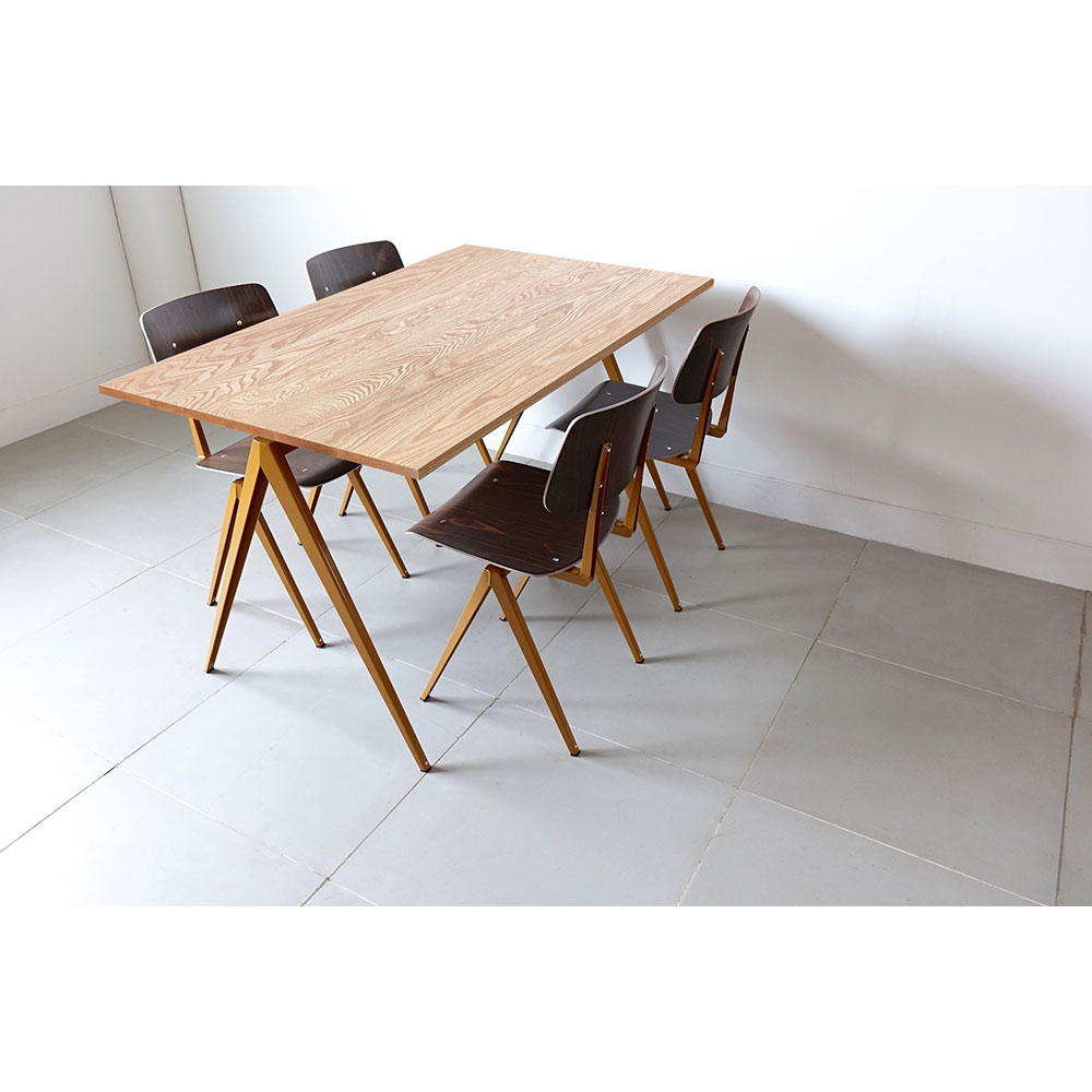 GALVANITAS TD.4 TABLE W1400 Oak / GALVANITAS（ガルファニタス） / ダイニングテーブル / GAL10003_dt_12.jpg