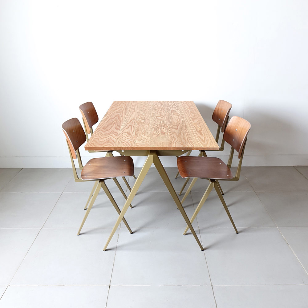 GALVANITAS TD.4 TABLE W1400 Oak / GALVANITAS（ガルファニタス） / ダイニングテーブル / GAL10003_dt_14.jpg