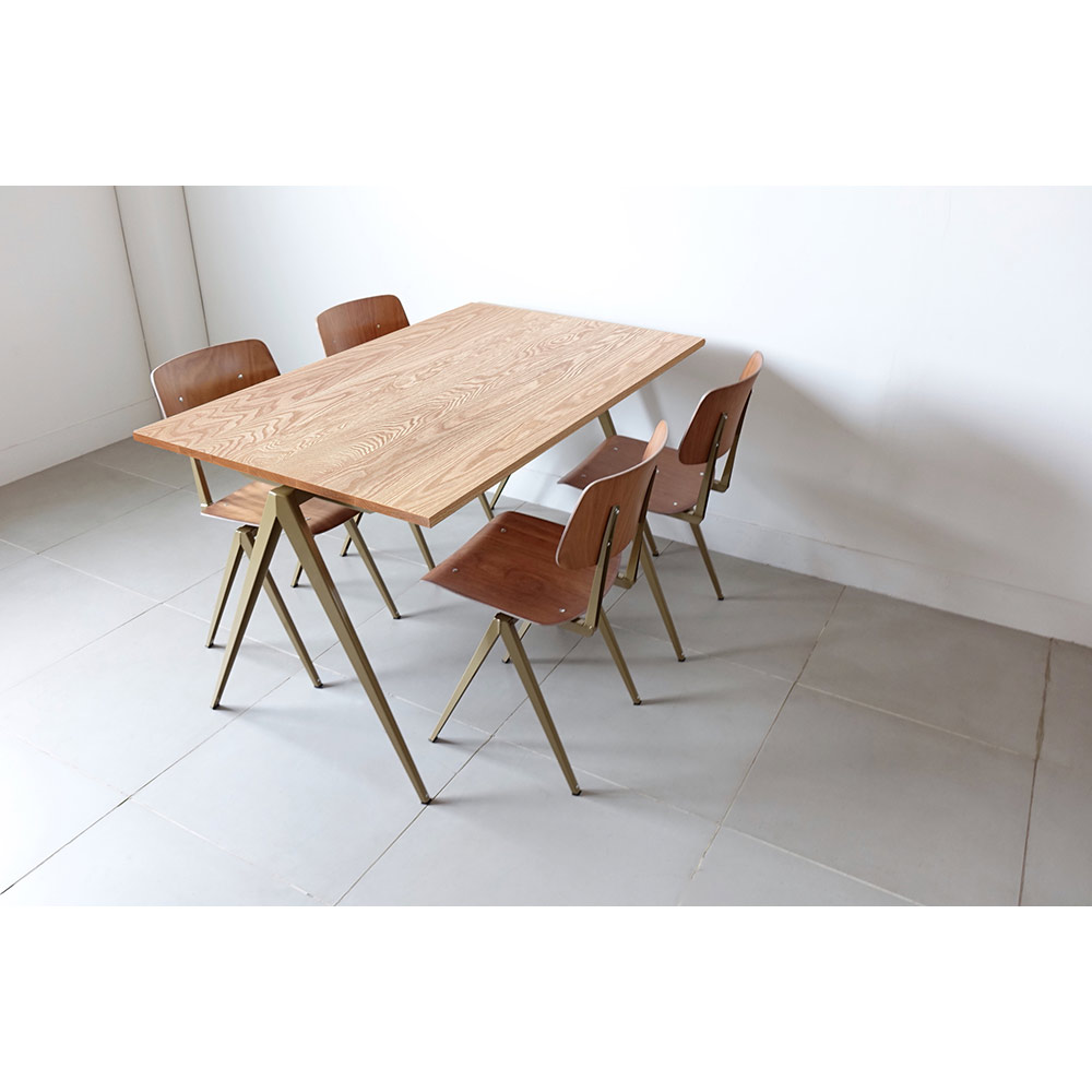 GALVANITAS TD.4 TABLE W1400 Oak / GALVANITAS（ガルファニタス） / ダイニングテーブル / GAL10003_dt_15.jpg