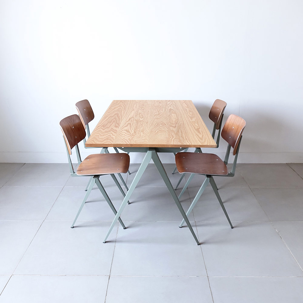 GALVANITAS TD.4 TABLE W1400 Oak / GALVANITAS（ガルファニタス） / ダイニングテーブル / GAL10003_dt_20.jpg