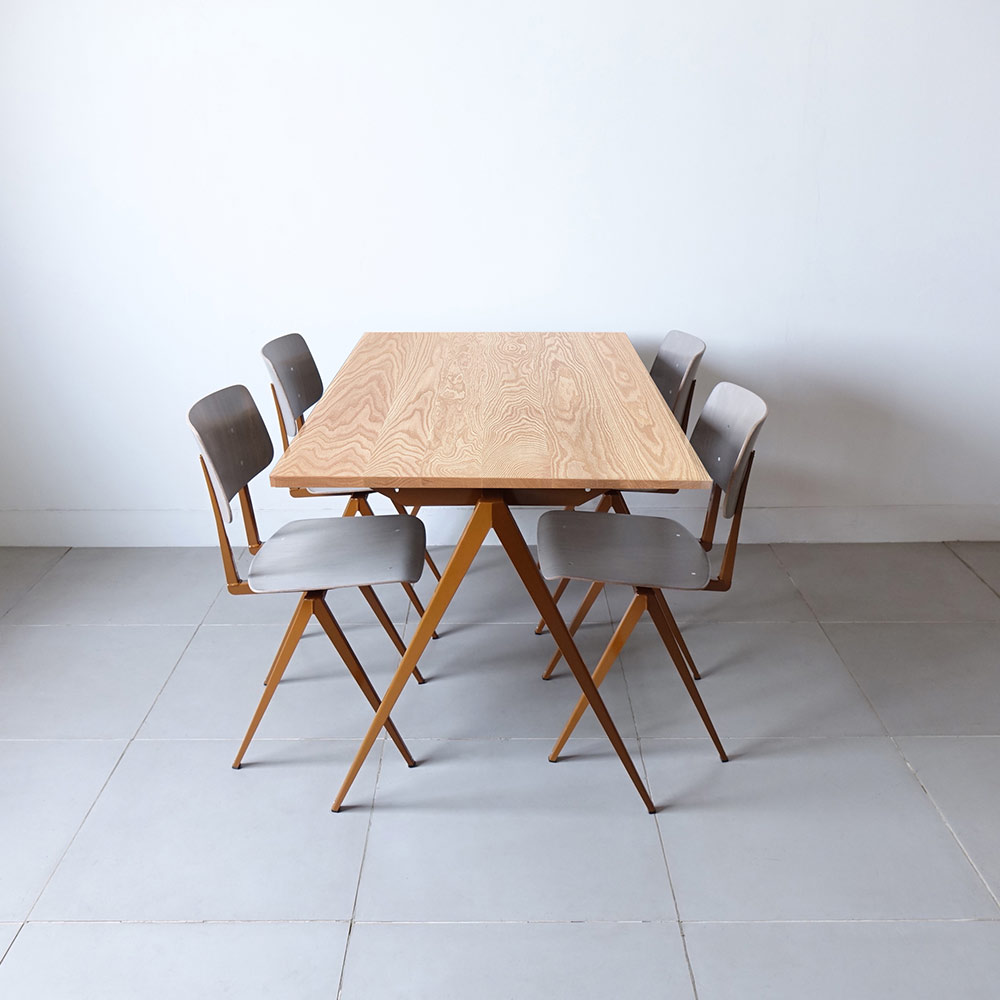GALVANITAS TD.4 TABLE W1400 Oak / GALVANITAS（ガルファニタス） / ダイニングテーブル / GAL10003_dt_23.jpg