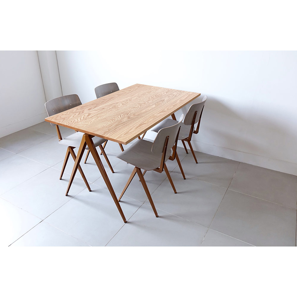 GALVANITAS TD.4 TABLE W1400 Oak / GALVANITAS（ガルファニタス） / ダイニングテーブル / GAL10003_dt_24.jpg