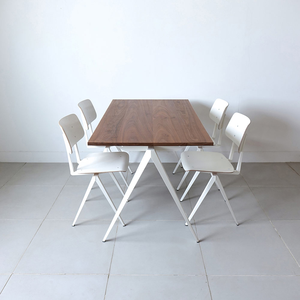GALVANITAS TD.4 TABLE W1400 Walnut / GALVANITAS（ガルファニタス） / ダイニングテーブル / GAL10004_dt_05.jpg