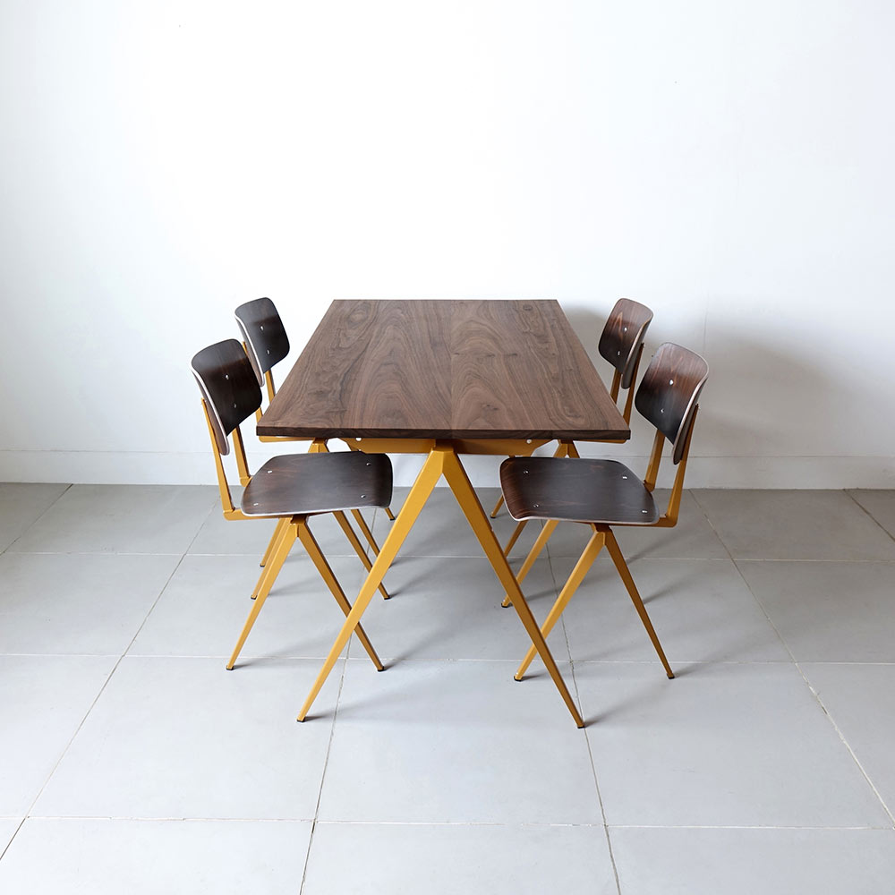 GALVANITAS TD.4 TABLE W1400 Walnut / GALVANITAS（ガルファニタス） / ダイニングテーブル / GAL10004_dt_09.jpg