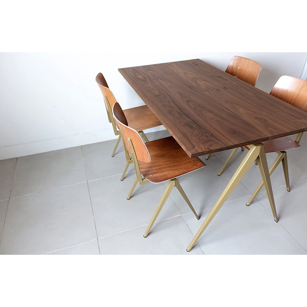 GALVANITAS TD.4 TABLE W1400 Walnut / GALVANITAS（ガルファニタス） / ダイニングテーブル / GAL10004_dt_12.jpg