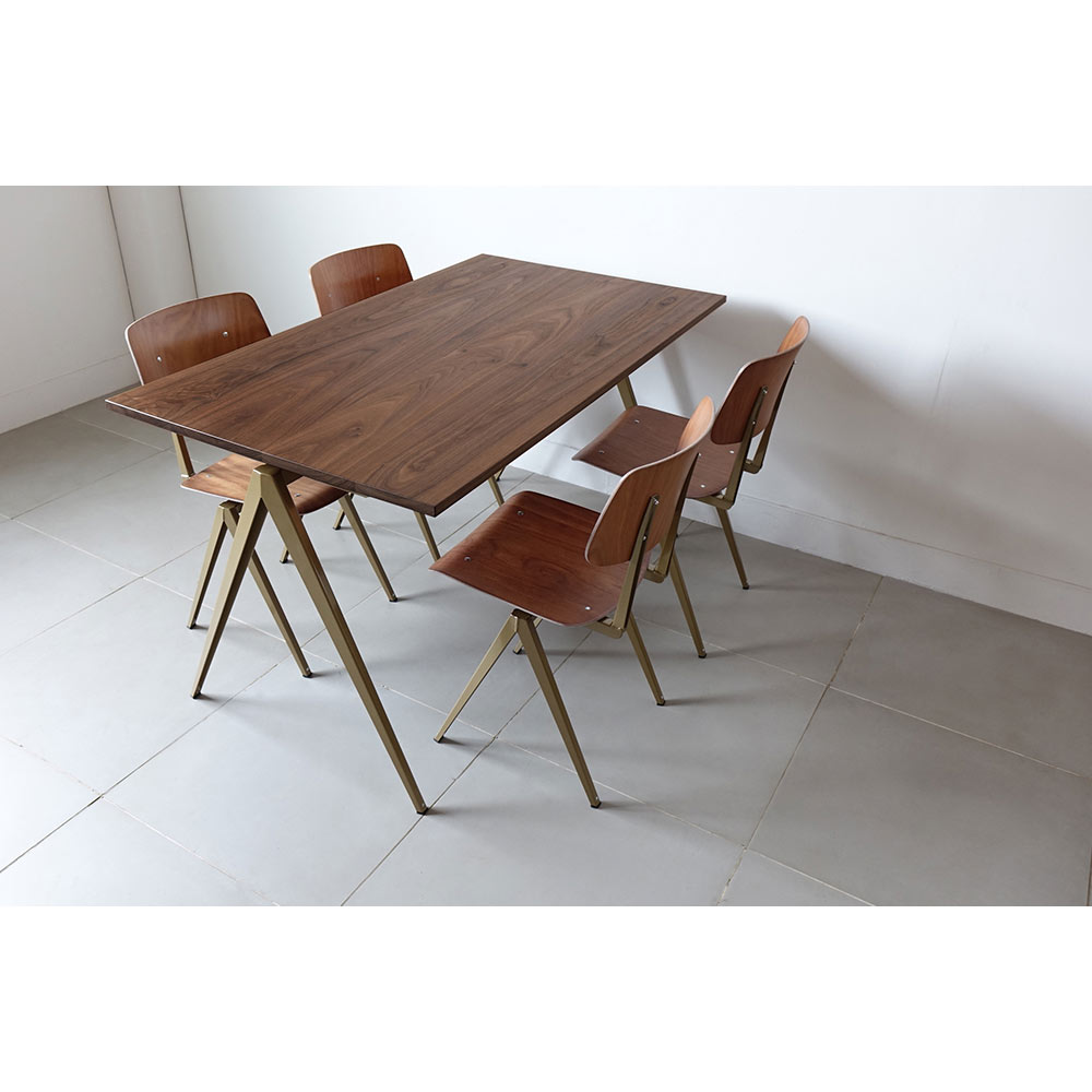 GALVANITAS TD.4 TABLE W1400 Walnut / GALVANITAS（ガルファニタス） / ダイニングテーブル / GAL10004_dt_14.jpg
