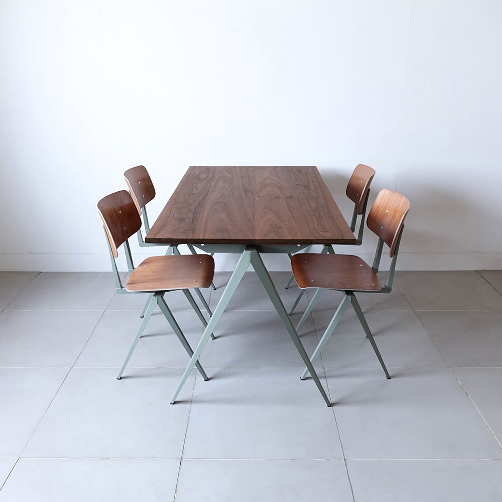 GALVANITAS TD.4 TABLE W1400 Walnut / GALVANITAS（ガルファニタス） / ダイニングテーブル / GAL10004_dt_21.jpg