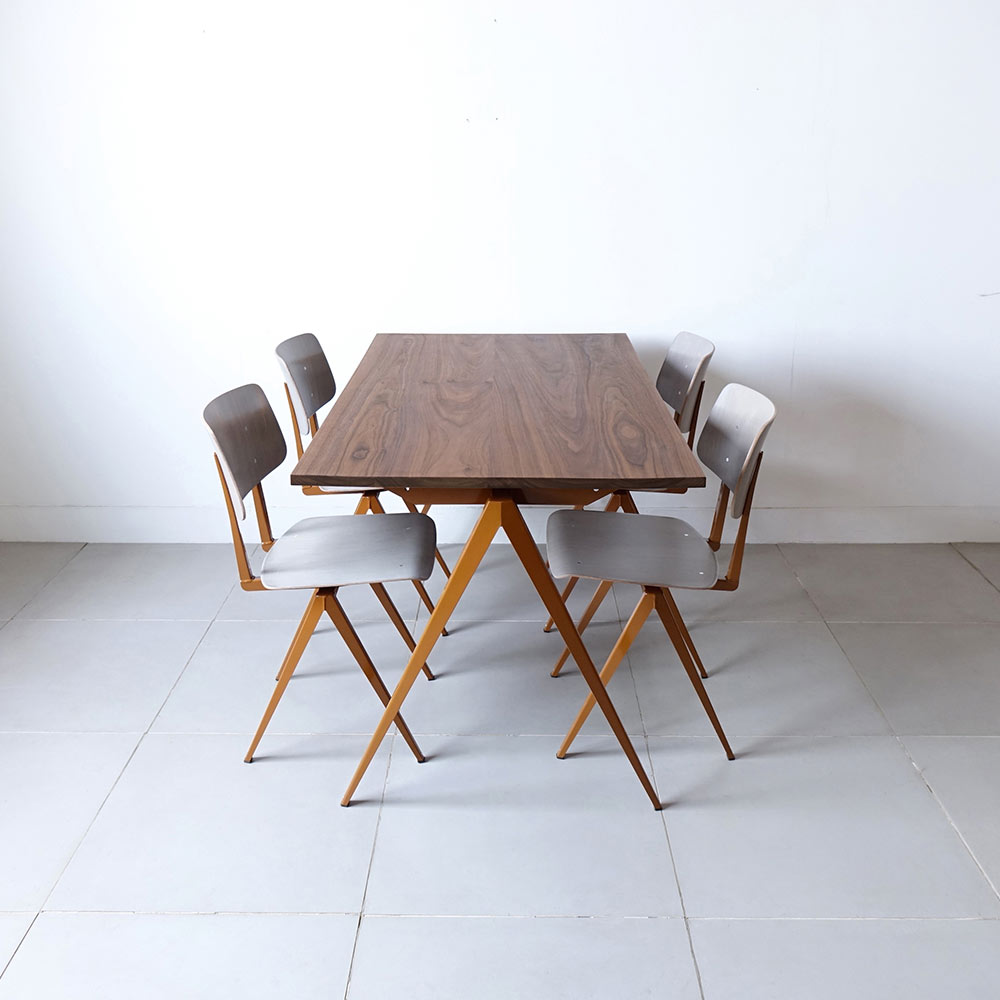 GALVANITAS TD.4 TABLE W1400 Walnut / GALVANITAS（ガルファニタス） / ダイニングテーブル / GAL10004_dt_25.jpg