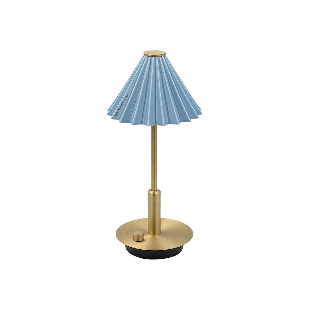 ORIGAMI LAMP ポータブル ブラス TC-2501-BS_gram eight / gram eight（グラムエイト） / テーブルランプ・テーブルライト / GME10024BLU_ma.jpg