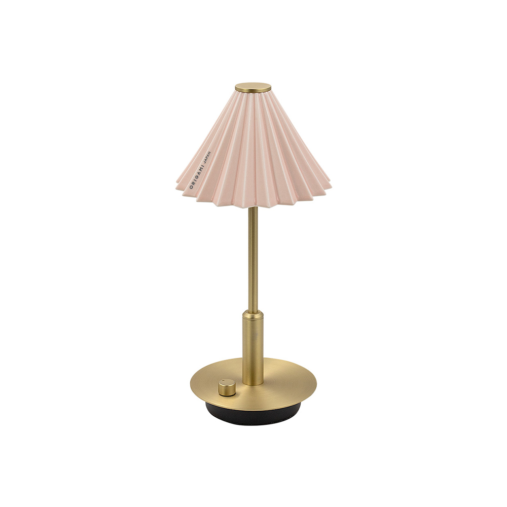 ORIGAMI LAMP ポータブル ブラス TC-2501-BS_gram eight / gram eight（グラムエイト） / テーブルランプ・テーブルライト / GME10024PNK_ma.jpg