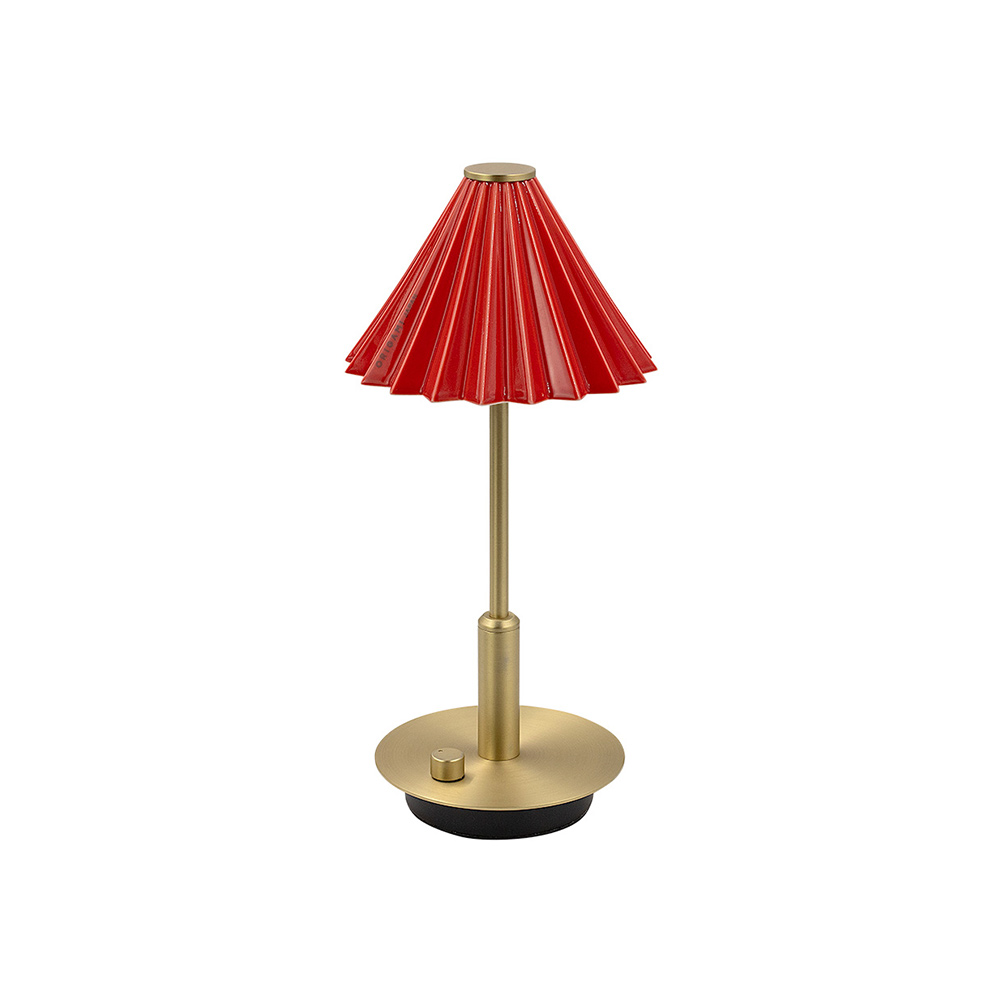 ORIGAMI LAMP ポータブル ブラス TC-2501-BS_gram eight / gram eight（グラムエイト） / テーブルランプ・テーブルライト / GME10024RED_ma.jpg