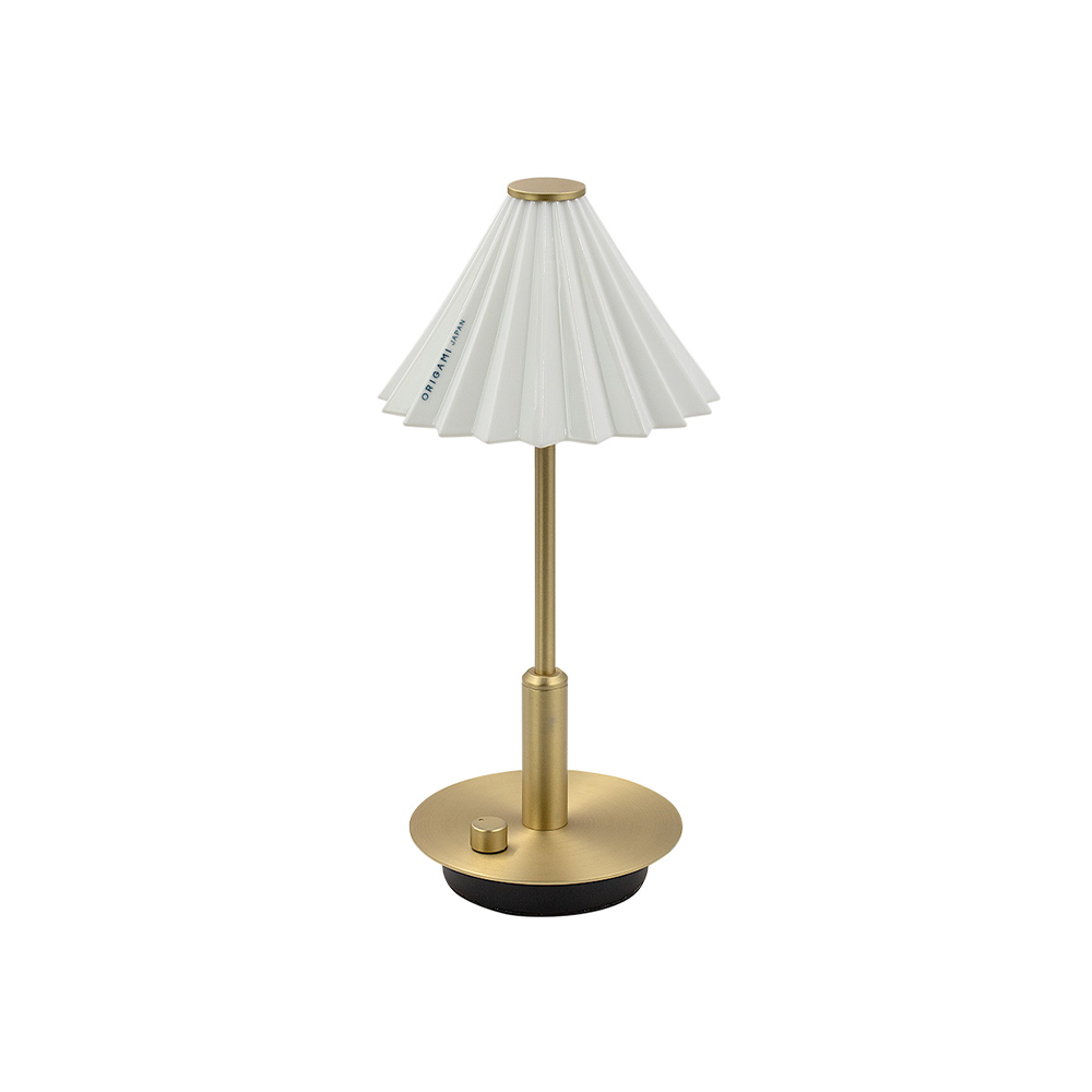 ORIGAMI LAMP ポータブル ブラス TC-2501-BS_gram eight / gram eight（グラムエイト） / テーブルランプ・テーブルライト / GME10024WHT_ma.jpg
