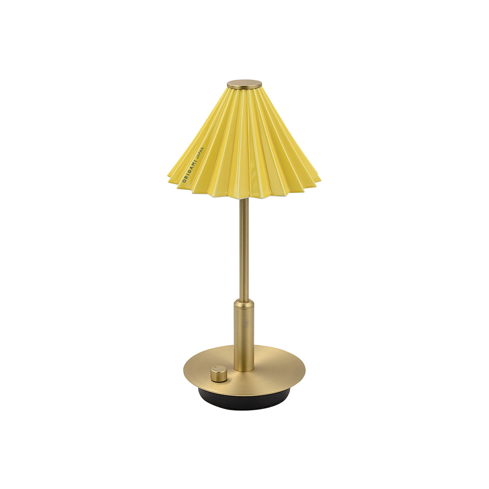 ORIGAMI LAMP ポータブル ブラス TC-2501-BS_gram eight / gram eight（グラムエイト） / テーブルランプ・テーブルライト / GME10024YEL_ma.jpg
