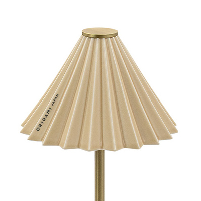 ORIGAMI LAMP ポータブル ブラス TC-2501-BS_gram eight / gram eight(グラムエイト) / テーブルランプ・テーブルライト / col_GME10024BEG.jpg