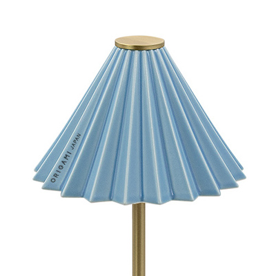 ORIGAMI LAMP ポータブル ブラス TC-2501-BS_gram eight / gram eight(グラムエイト) / テーブルランプ・テーブルライト / col_GME10024BLU.jpg